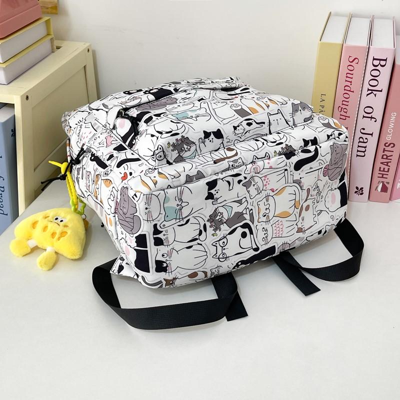 Damski Plecak Graffiti Plecak Szkolny dla Ucznia Męski Plecak z Nadrukiem