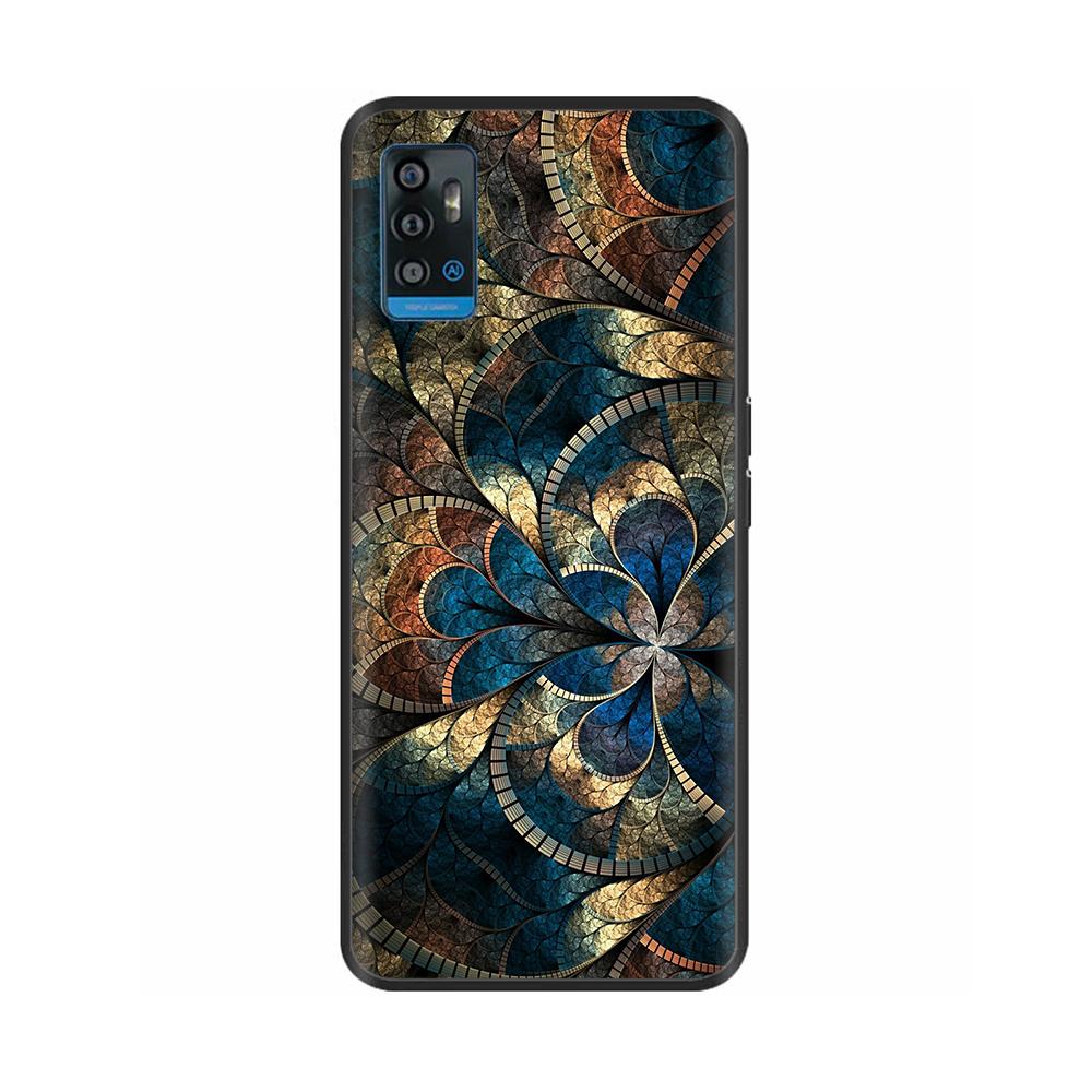 For ZTE Blade A71 Case Soft Black Silicone Bumper Phone Cover for ZTE Blade A71 A7030 Case BladeA71 2021 a 71 Coque Fundas Shell