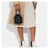 Coach Handbag Dempsey 15 Classic Old Flower All-over Snowflake Print Drawstring Closure Spelled Cow Leather Bucket Bag Hand-held Shoulder Crossbody