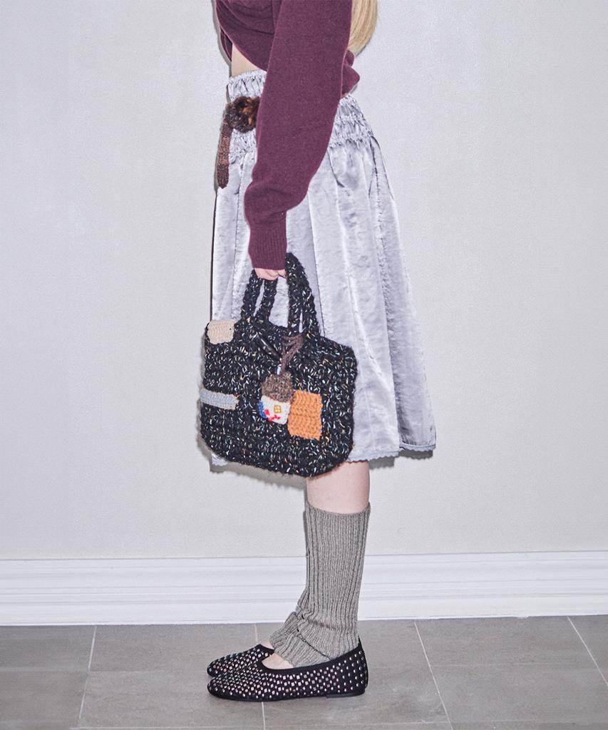 Couronne Coco Tote 32 Knit_Ribtx25641Bkx