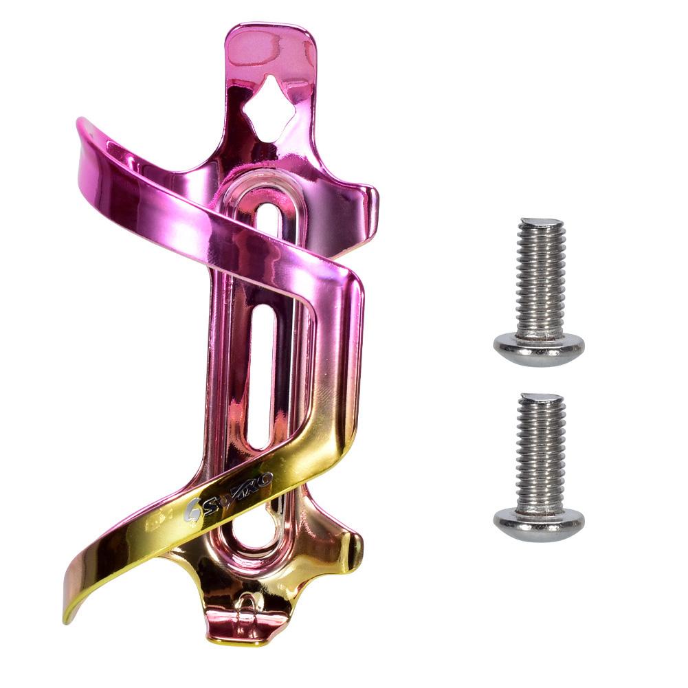 Colorful MTB Mountain Bike Road Bicycle Water Bottle Cage Aluminum Alloy High Strength Rainbow Water Holder Cycling Accessories