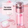 Yousheng Glass Tea Infuser Bottle 420ml Leakproof Tea Brewer Double Wall Insulation Portable Tea Maker for Loose Leaf And Fruit Infusion