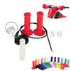 Motorcycle Universal 7/8" 22mm Hand Grip With Throttle Cable Handle Bar Grips For Pit Dirt Bike ATV Quad Motocross Racing