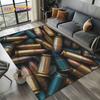 2025 New Cool Guns Pistol Ammunition Bullet Cartridge AK M4 Rug Carpet for Living Room Bedroom Decor,Non-slip for Sofa Doormat