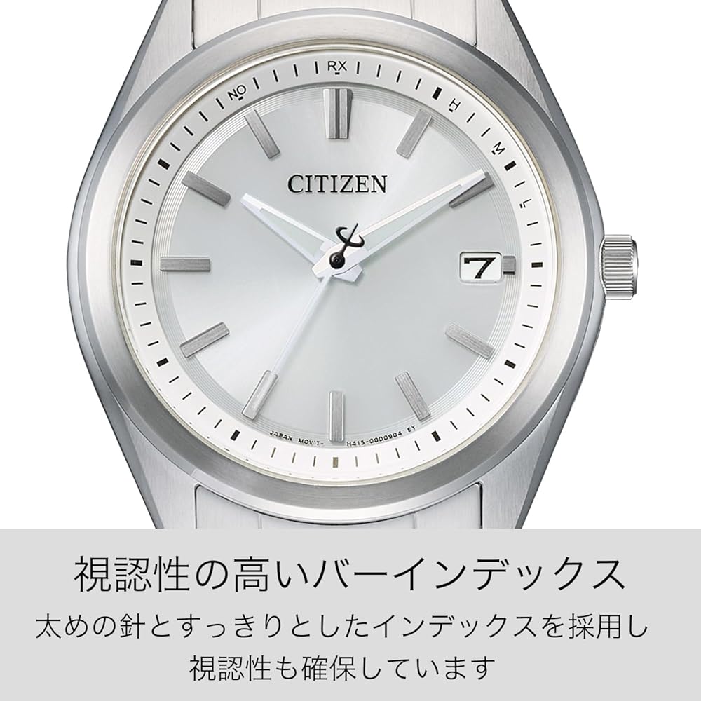 Citizen Eco-Drive AS1080-65A Men's Watch 3-Hand Model 5 ATM Water Resistant Silver