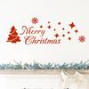Christmas Stickers Shopping Mall Window Stickers Children's Room Stickers Wall Stickers Set Christmas Decoration\15.7in