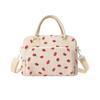 Women's Insulated Strawberry Handbag: Portable Lunch Tote & Picnic Bento Bag
