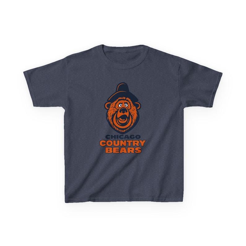 CHICAGO COUNTRY BEARS Kids Tee - Bears Pro Football Bear Jamboree T-Shirt - Disney Parks Disney World Disneyland Trip Cotton Graphic Tee 160