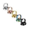 1 PÁR 316L náušnic z chirurgické oceli malé kruhové náušnice pro muže Dámské Dětské náušnice Huggie Body Piercing