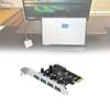 4 Port Pcie To Usb 30 Hub Pci Express Expansion Card Adapter 5 Gbps Speed Top