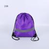 Pack Drawstring Backpack Bag with Reflective Strip String Backpack Cinch Sacks Bag Bulk for School Yoga Sport Gym Traveling