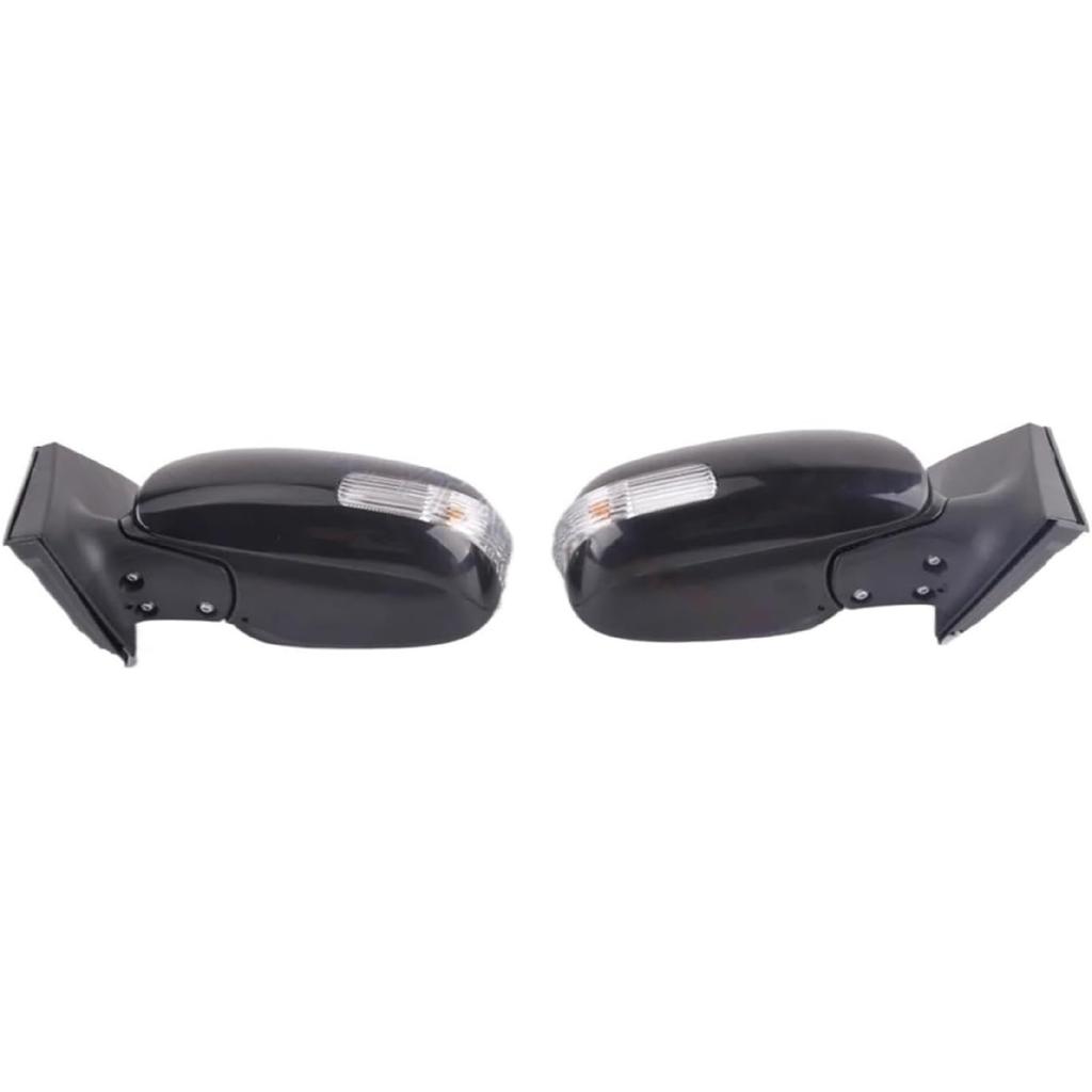 CAPQX 1Pair 5/7Pin side rear view mirror Compatible For Corolla 2008 2009 2010 2011 2012 2013 Rearview Mirror with LED turn signal light(1Pair 5pin)