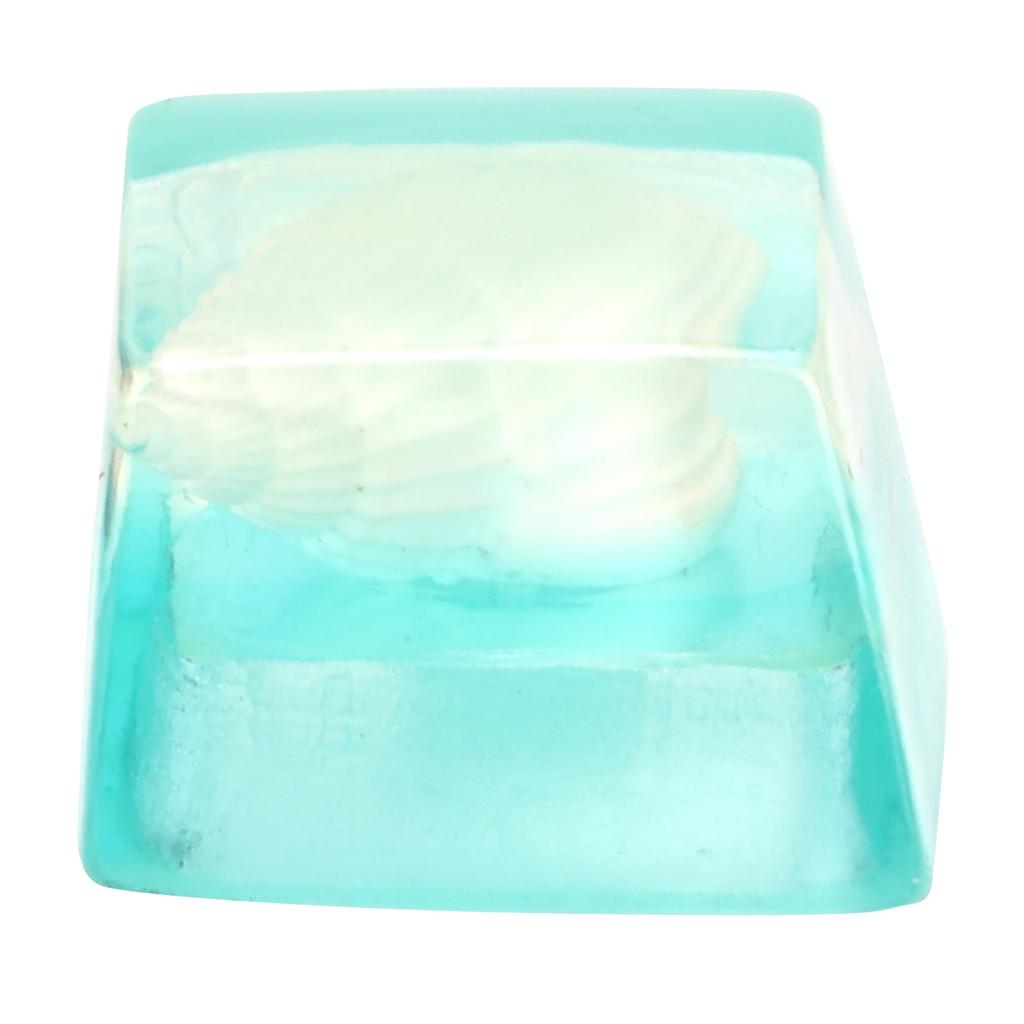 Műgyanta billentyűsapka Kézzel készített Korrózióálló Univerzális Mechanikus Billentyűzet Kiegészítők(Kék Héj )