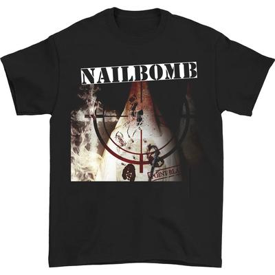 HEISS NEU Nailbomb Band schwarzes T-Shirt kurzärmlig Alle Größen JJ4159