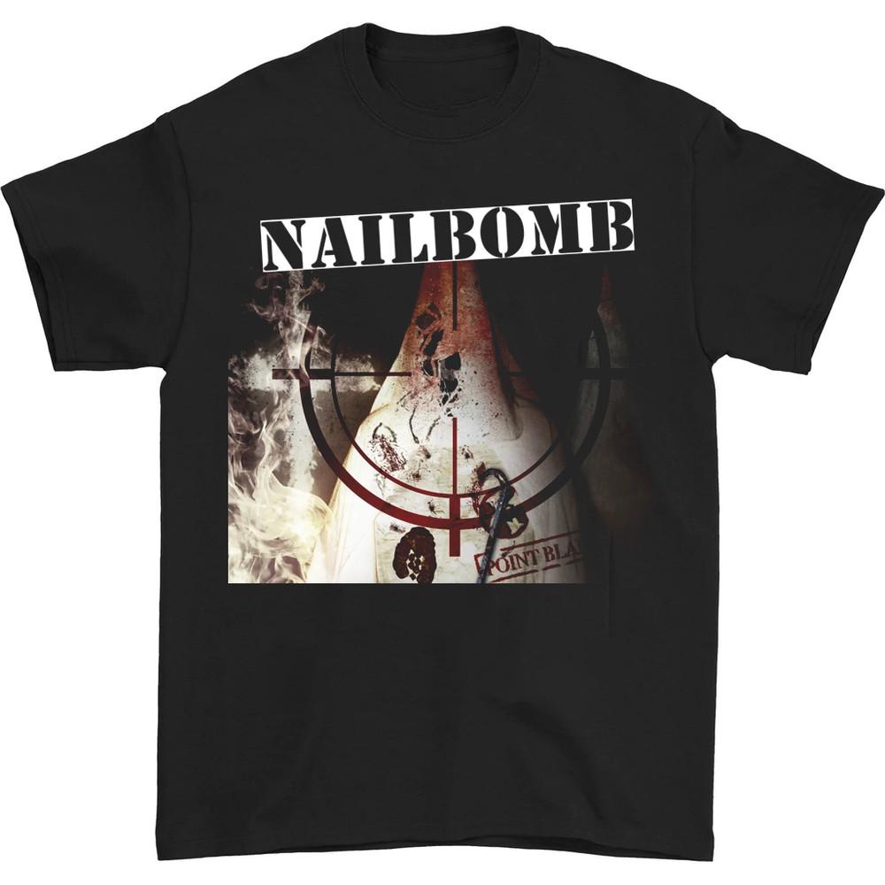 

HOT NEW Nailbomb band black T-shirt short sleeve All sizes JJ4159 2XL