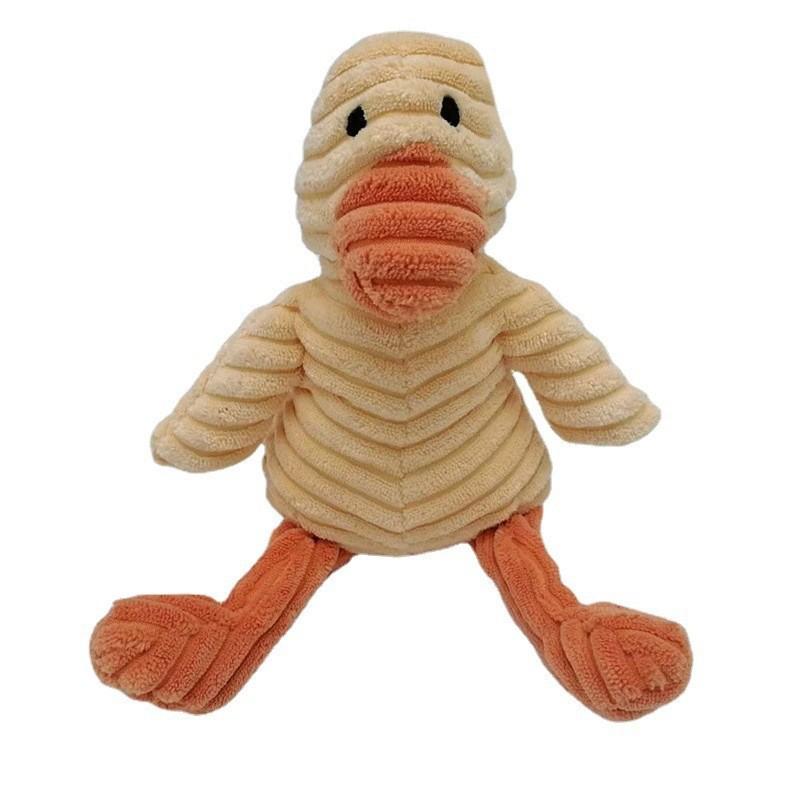Fun Pet Toy Donkey Shape Corduroy Chew Toy For Dogs Puppy Squeaker Squeaky Plush Bone Molar Dog Toy Pet Training Dog Accessories