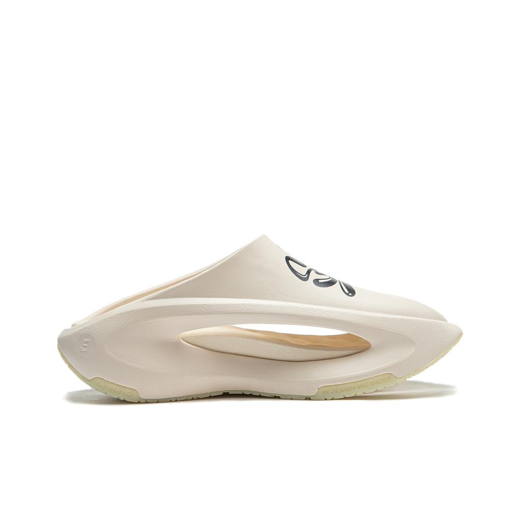 Li Ning Cloud Travel Slay Kényelmes Trendi Papucs Unisex Lábbeli Off-White AZSU005-1