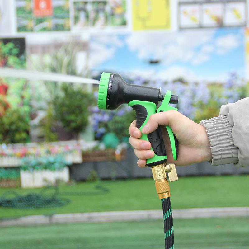 Magic Retractable Garden Hose with High-Pressure Sprayer for Gardening and Car Washing