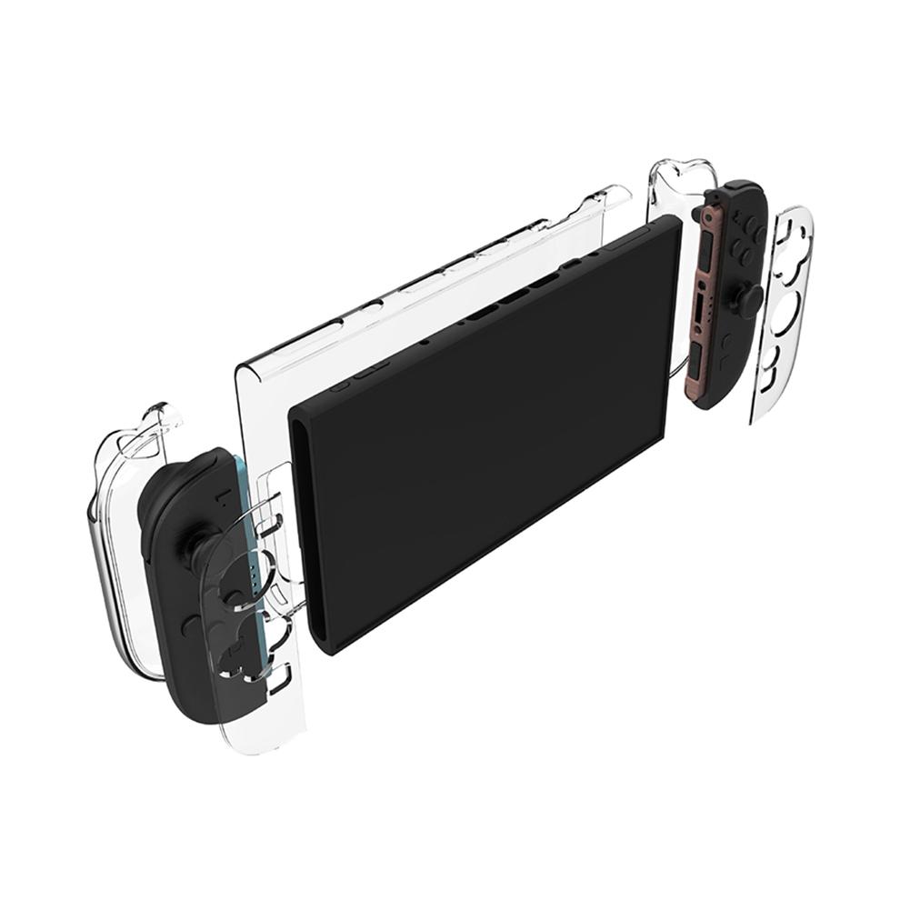 Crystal Case for Switch 2 Detachable PC Protective Case Cover Shockproof Protection Skin Anti-Scratch Anti-Drop Game Accessories