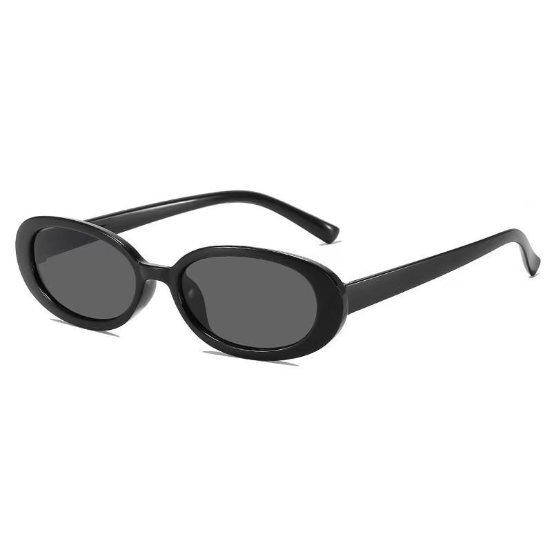 

Retro Oval Small Frame Fashion Women Sunscreen Sunglasses European And American Trendy Personalized Sun Glasses Summer Glasses 1PC