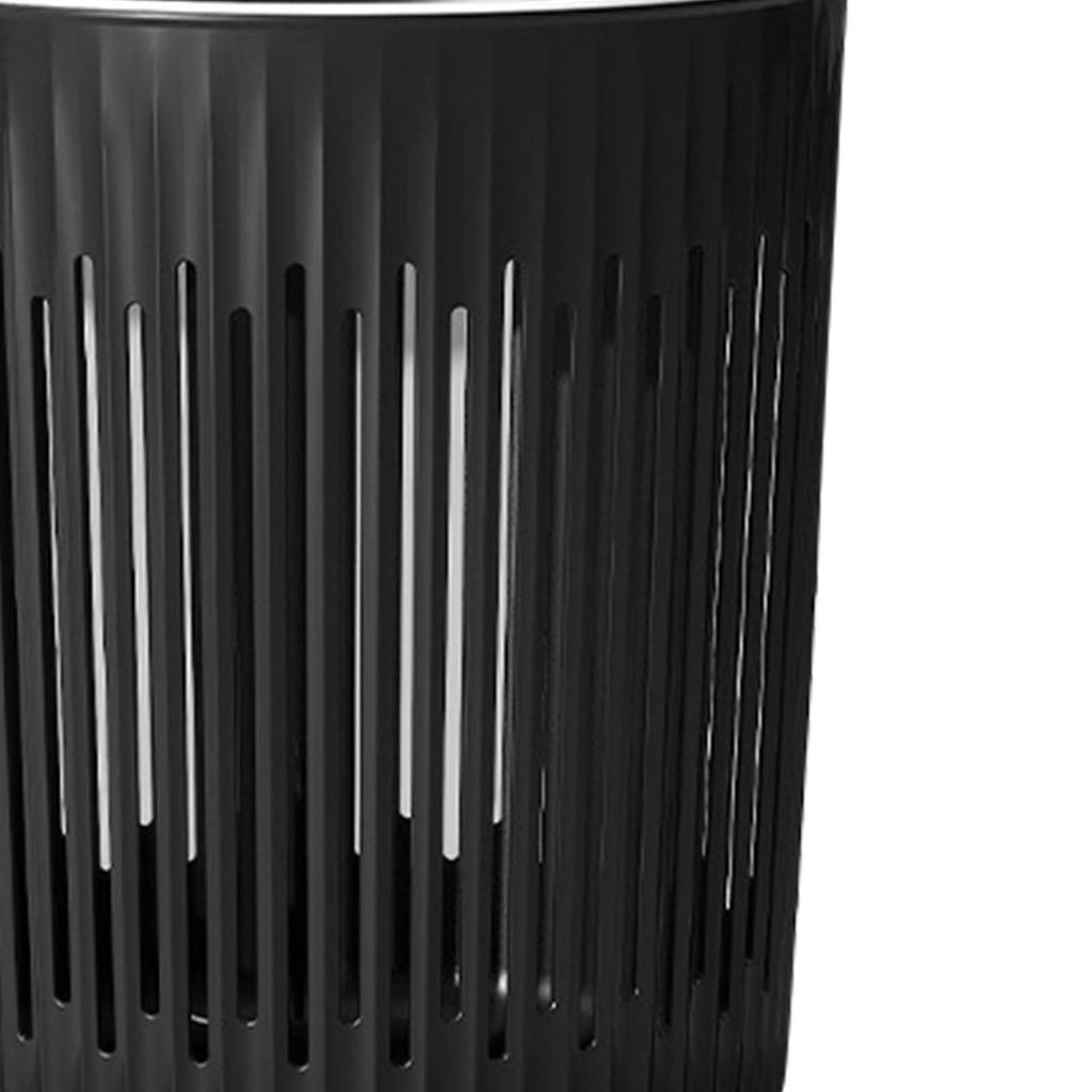 Hollow Trash Can Waste Bin High Capacity Pressure Ring Garbage Storage Basket for Living Room