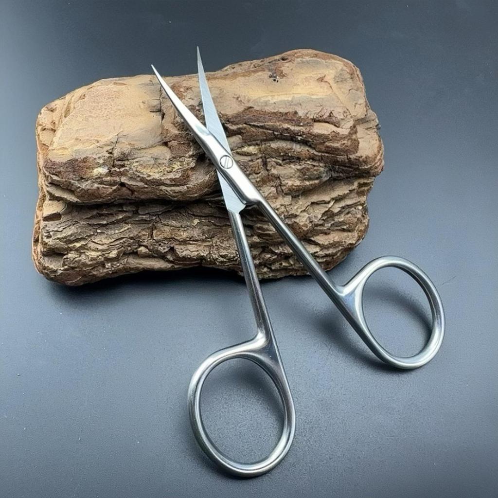 Russian-Style Stainless Steel Cuticle Nipper S1-PRO, Small Curved Blade, Professional Grade for Precision Nail Art and Dead Skin Removal