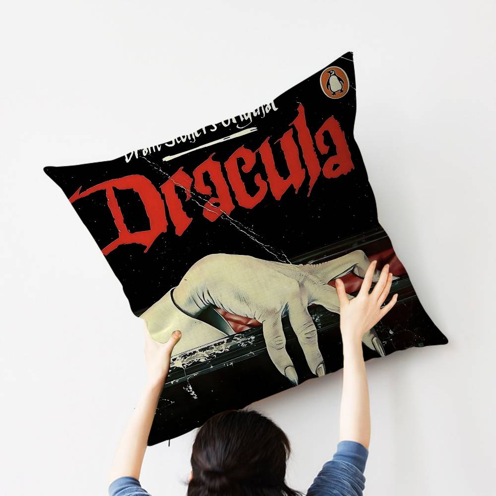 Classic Movie Dduracula Pillow Cover for Bedroom Room and Living Room Sofa Decorative Cushion Cover