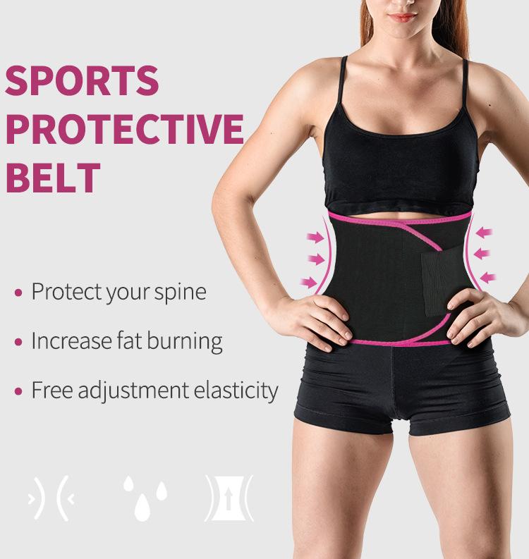 Custom Neoprene Latex Sweat Waist Trainer Women's Support Shaper Sauna Waist Trimmers with Waist Belt