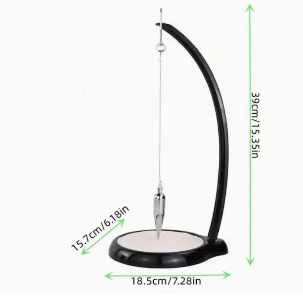 Handgefertigtes Schwerkraft-Sandpendel, Schwerkraft-Sandspielzeug, ausbalancierte Schwerkraft-Sandornamente, Tischdekoration aus schwarzem Sand, Schlafzimmerdekoration