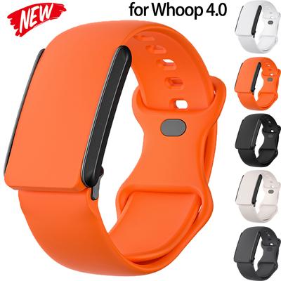 Silikon Sportarmband für Whoop 4.0 Ersatzarmband für WHOOP 4.0 Weich Atmungsaktiv Verstellbar Schmetterlingsschließe Armbänder Armband
