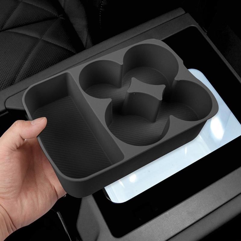 Universal Against Slip Silicone Cup Holders Pad Beverage Grids Organizers Automotive Interior Accessory for BYD Super