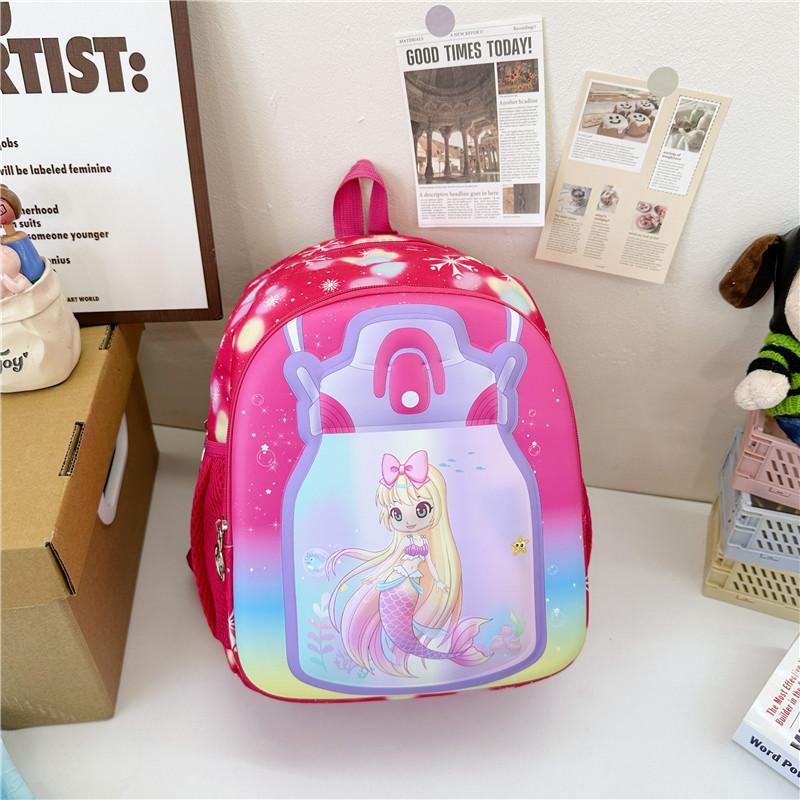 

Charming Unisex Preschool Backpack With Colorful Cartoon Characters For Boys And Girls червоний