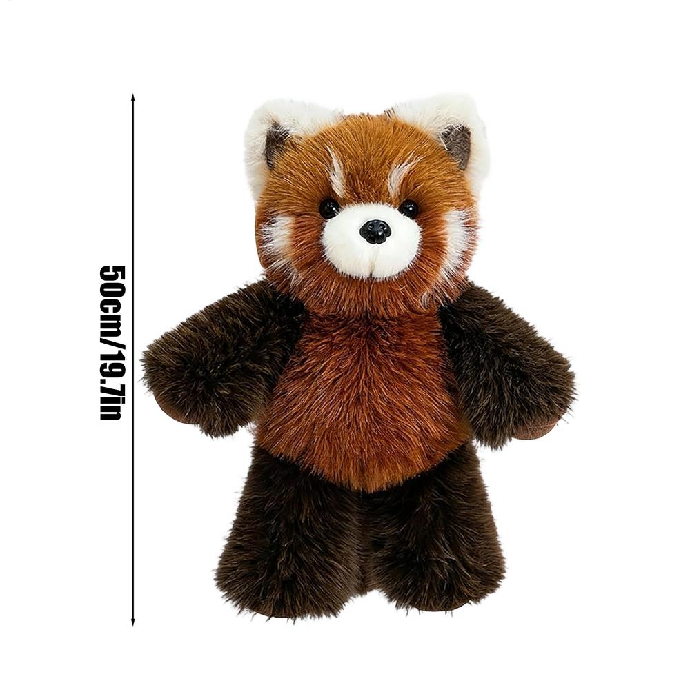 21.65-inch Kawaii Raccoon Plush Toy Lovely Raccoon Cute Soft Stuffed Animals Doll Pillow For Birthday Gift кофейный