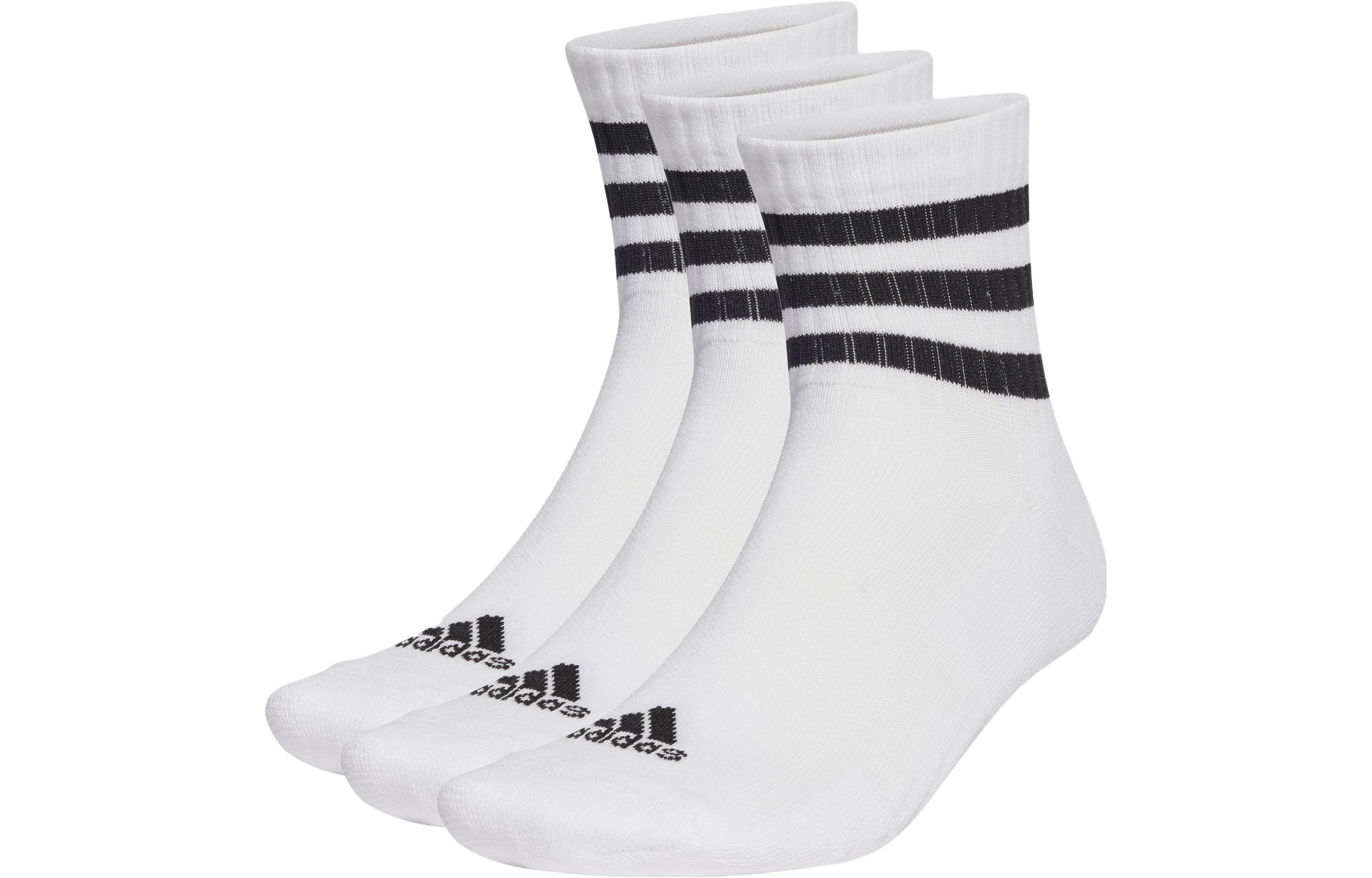 Adidas Three stripe Ankle Socks Pack Of Three HT3456 L
