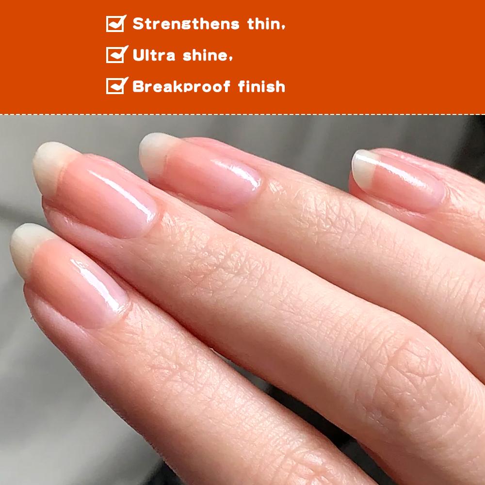 Tinovo Uno Negleforsterker og Herder Over Natten Vanlig Klar Neglelakk Naturlig Tørr Keratin Baseolje Manikyr Neglepleie