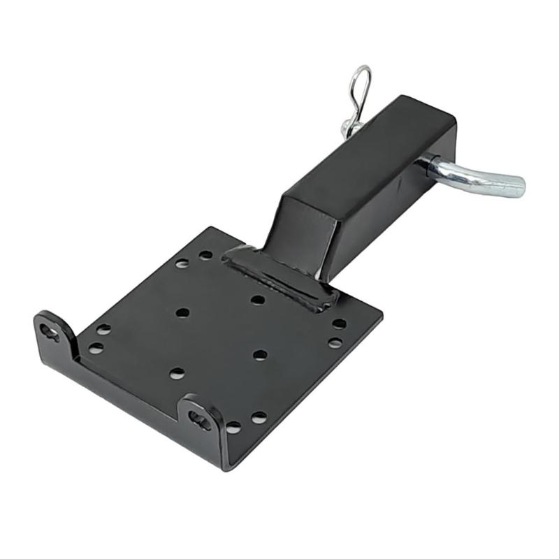

Long Lasting Winch Support Bracket For Standard 2 Inch Towing Receiver On Utility Vehicle And Outdoor Trucks 1
