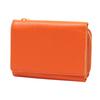 CCOMPANY LIMITED Damen Lupo 2 Zweiteiliges italienisches Leder Tri-Fold Portemonnaie mit Münzfach und Kartenetui (Orange)