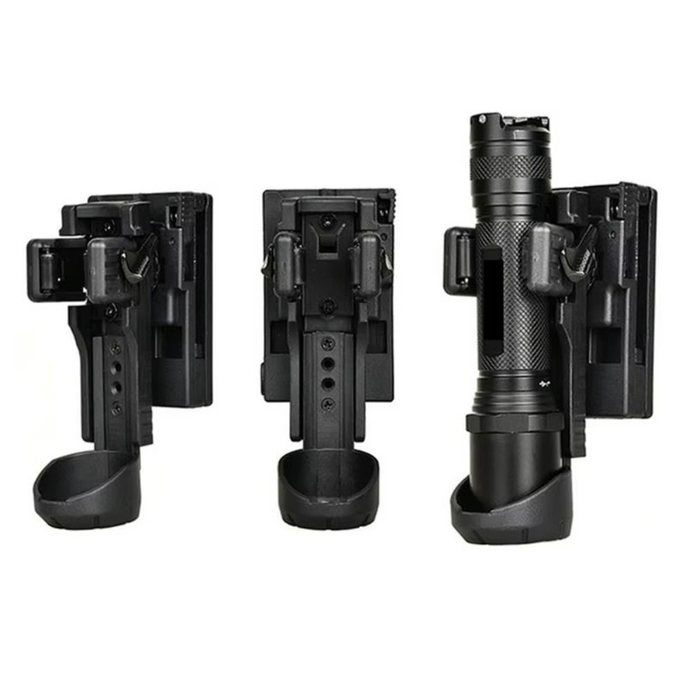 Quick Unplug Rotating Flashlight Holder Lightweight Flashlight Cover  Security Patrol
