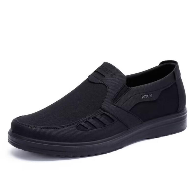 Old Beijing cloth shoes, new men's shoes, spring and autumn single shoes, casual and versatile, non-slip soft soles, one foot of pedals, old dad shoes