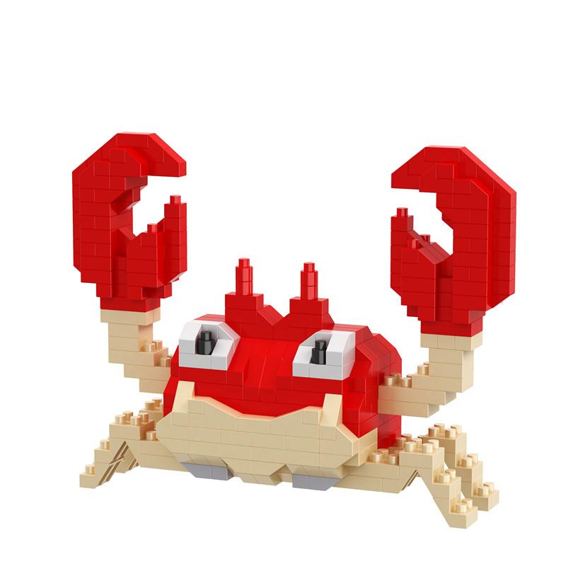 Pokmon New Small Particle Building Blocks Pikachu Small Animal Model Educational Game Puzzle Children'S Teaching Toy