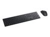 Pack Clavier et Souris - Dell - KM5221W - Sans fil - Noir - Professionnel