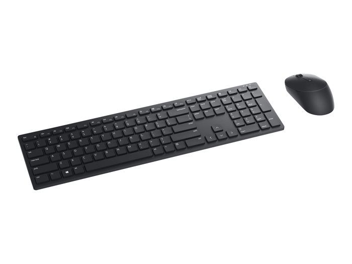 Pack Clavier et Souris - Dell - KM5221W - Sans fil - Noir - Professionnel
