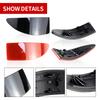 2Pcs Rear Bumper Reflector Lens Cover Housings 81910-53021,81920-53021For 2006-2013 Gen2 Lexus IS250 IS350 Sedan Car Accessories