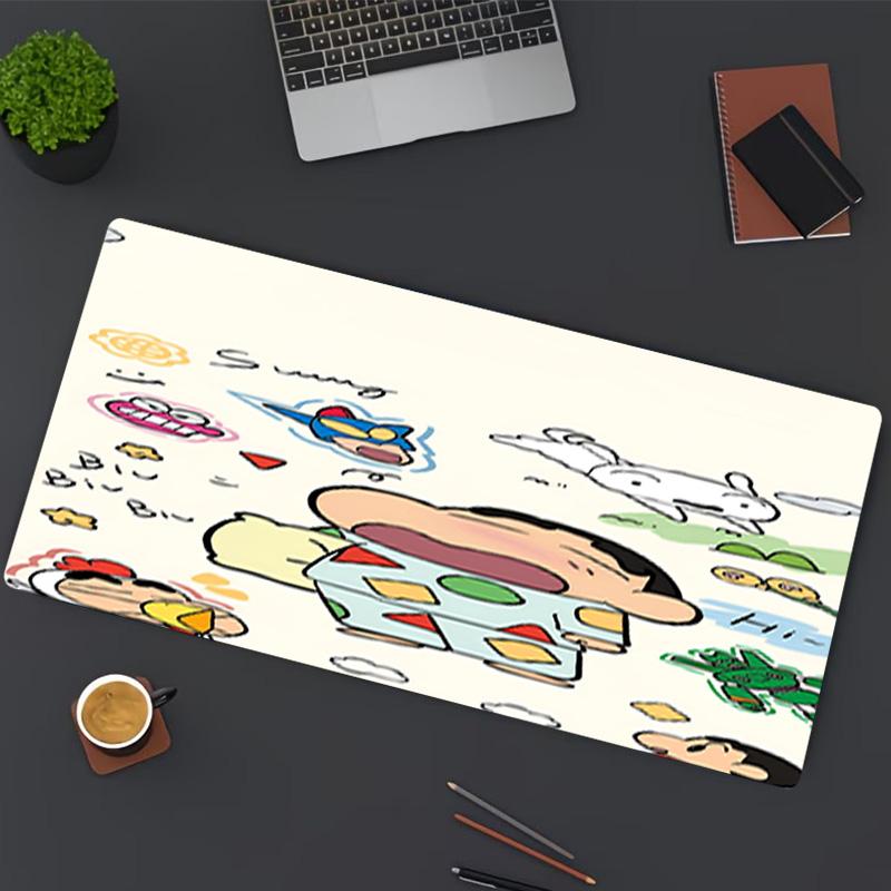 Crayon Shin Print Mouse Pad, for Keyboard Pad Laptop PC Mat for Office Home Use, Desk Decor, Perfect Birthday Gift for Gamers