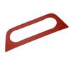 2 st/set Centerkonsol CD-panel Cover Trim Passar för Mercedes-Benz GLE W166 2015 2016 2017 2018 Svart Kolfiber