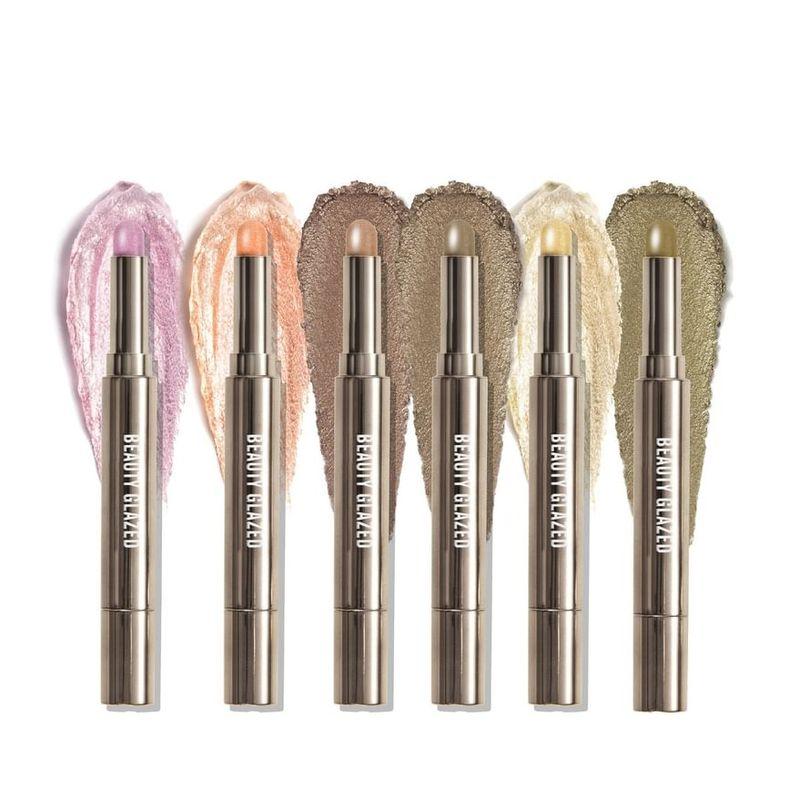 BEAUTY GLAZED - 2 in 1 Dual Head Eyeshadow Stick + Smudger - 10 Colours