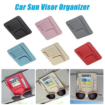 Organizator pentru parasolar pentru mașină, cu mai multe buzunare, accesorii pentru interior auto