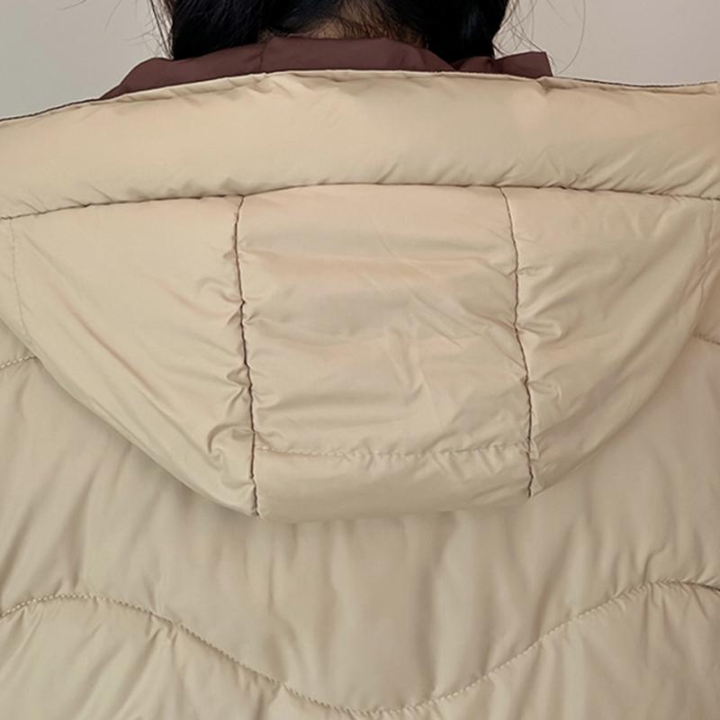 Fashion Winter Sleeveless Vest Woman Warm Outerwears Hooded Casual Thick Women's Jackets