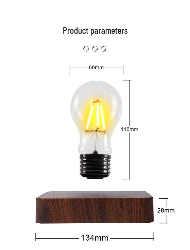 Luxury Magnetic Levitation Night Light: Creative High-End Ornament and Ideal Birthday Gift