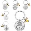 Engraved Little Bee Inspirational Keychains - Teacher's Day & Thanksgiving Gifts
